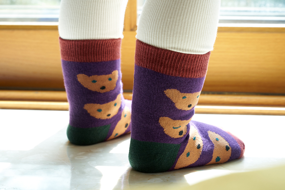 【socksappeal】イラストレーターMogu Takahashi （ベビーサイズ3点セット）12-15cm 1～2歳児向け