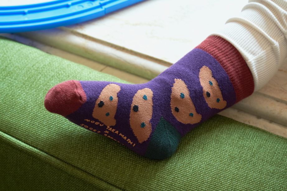 【socksappeal】イラストレーターMogu Takahashi （ベビーサイズ3点セット）12-15cm 1～2歳児向け