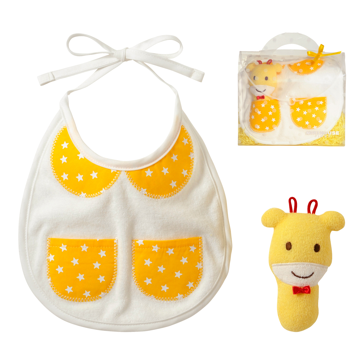 【名入れギフト】くまちゃんうさちゃんスタイセット