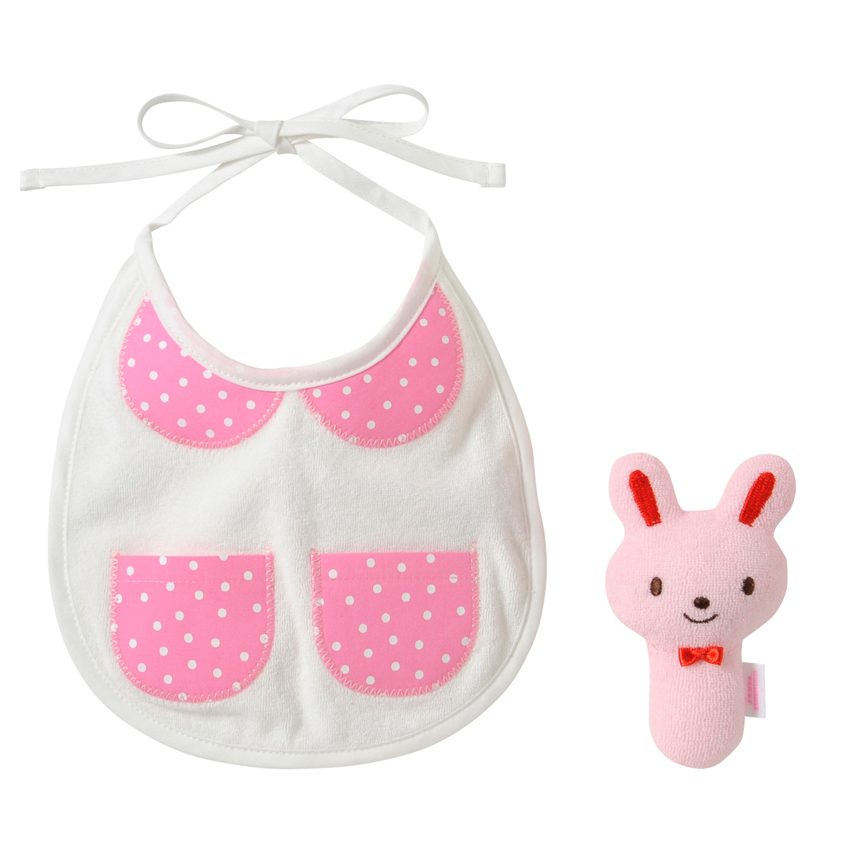 【名入れギフト】くまちゃんうさちゃんスタイセット