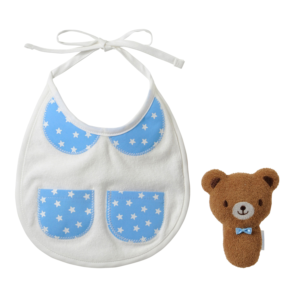 【名入れギフト】くまちゃんうさちゃんスタイセット