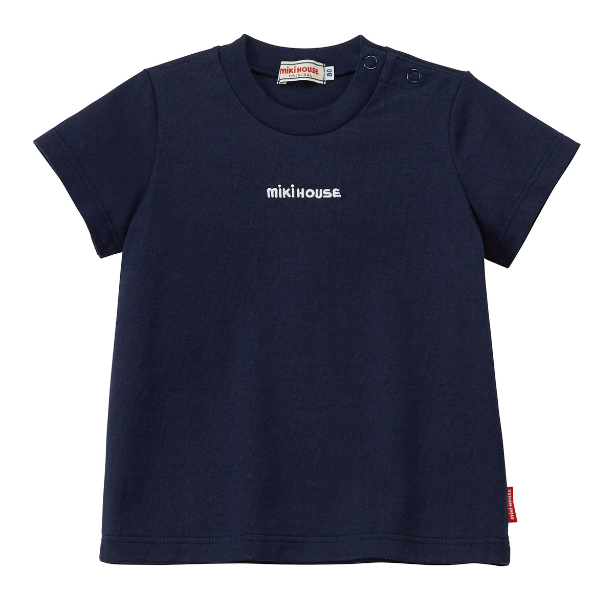 ロゴ刺しゅう入り半袖Ｔシャツ（90cm2-3才）