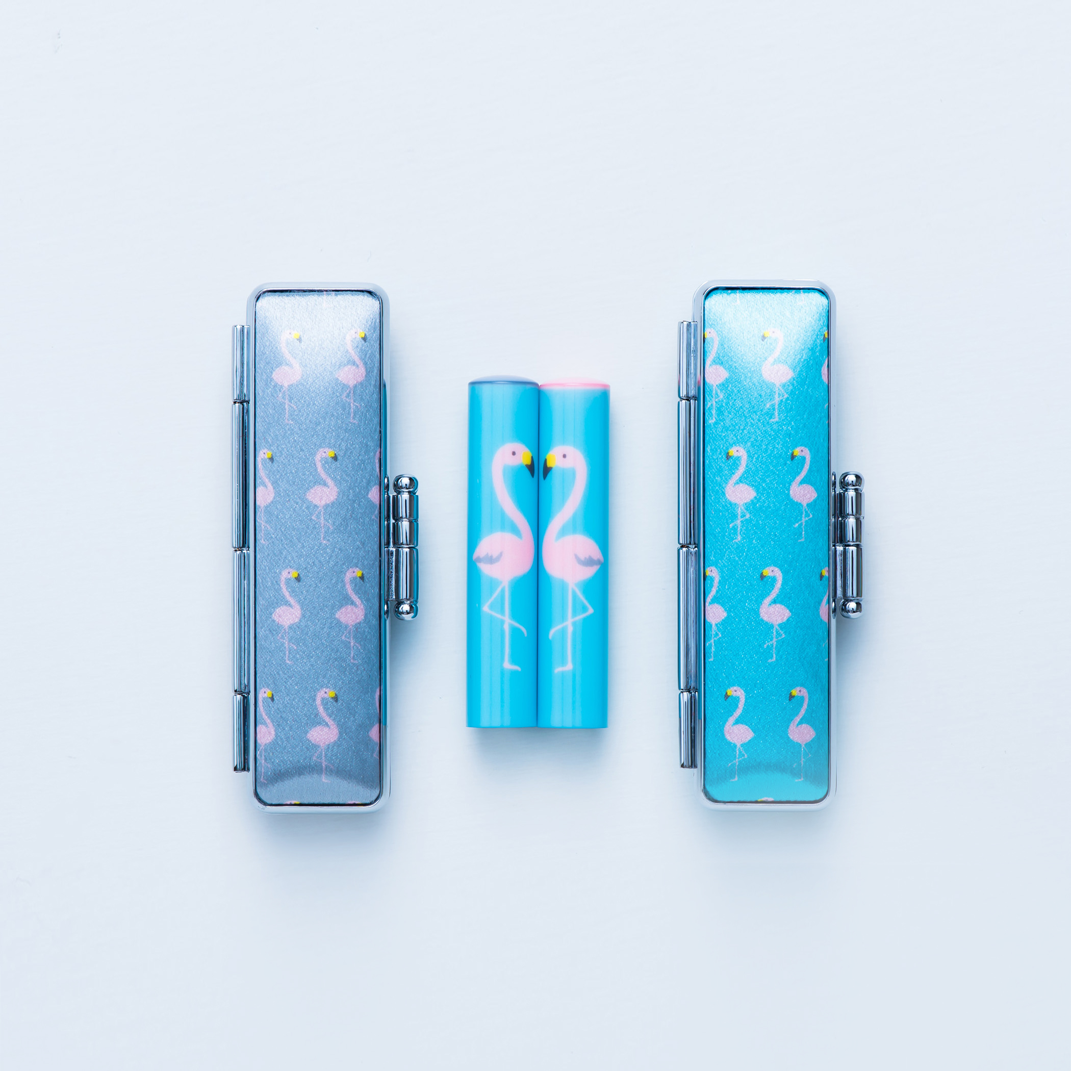 フラミンゴとサボテンのペンケース 11個 フラミンゴとサボテンのペンケース 11個 スマホも入る多機能型