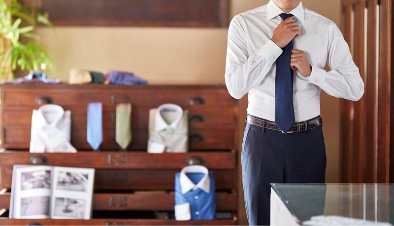 ビジネスマン向けセット"高級シャツ&スキンケア"