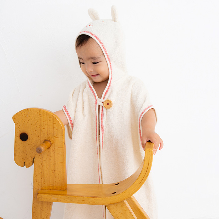 オーガニック　バスポンチョ