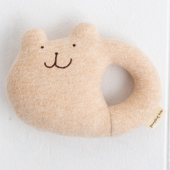 【名入れギフト】どうぶつオーガニックギフトセット［スタイ・ガラガラ・ハンカチ］