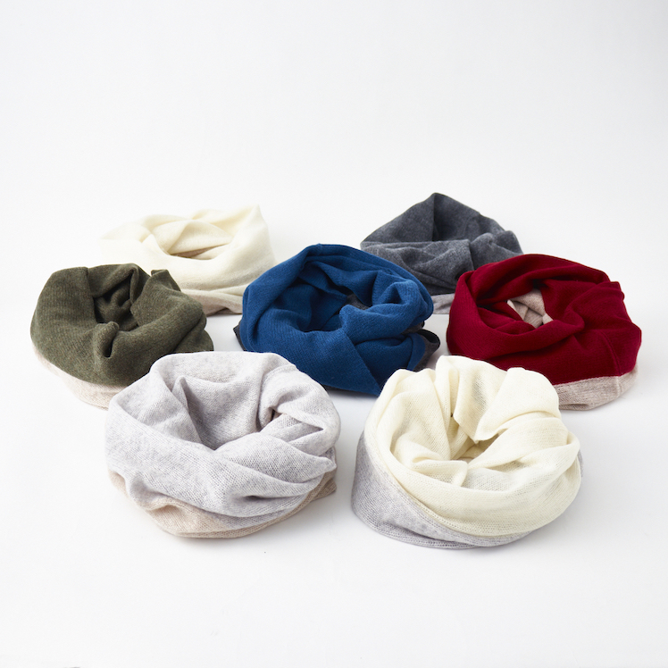 カシミヤ 100％ ニット スヌード