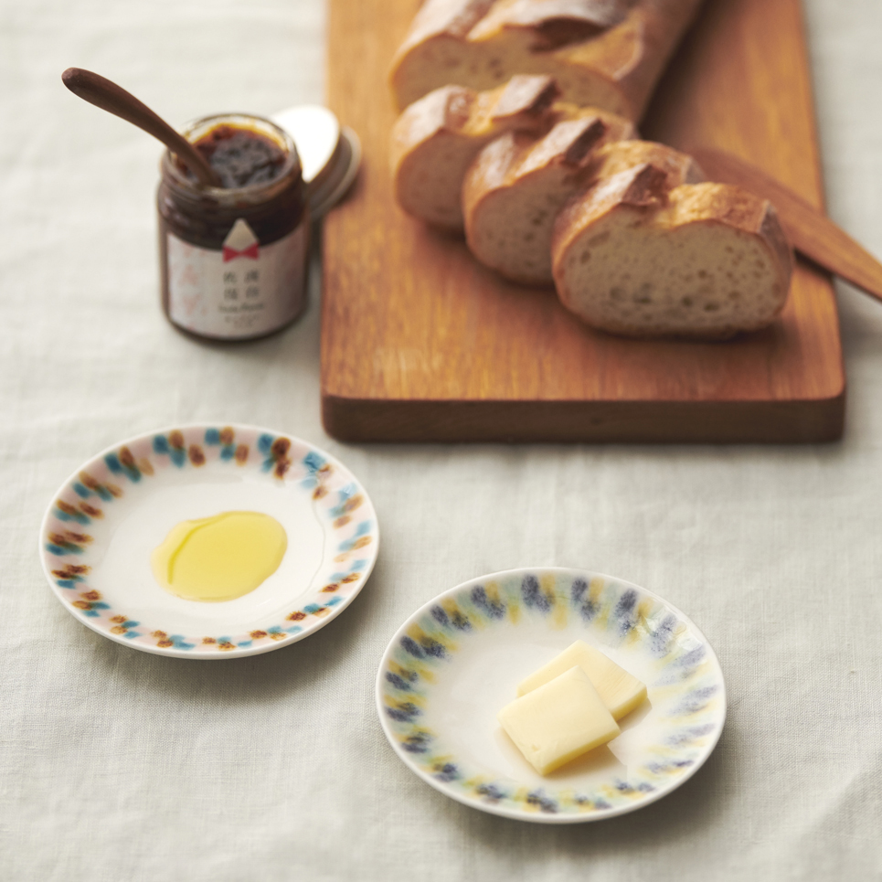 霞 豆皿　2枚組