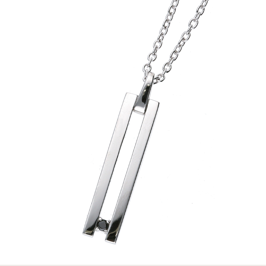 【ペア】スリットライン ネックレス 