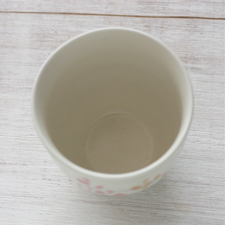 沖縄の海と縁起の良い珊瑚のタンブラー 純白