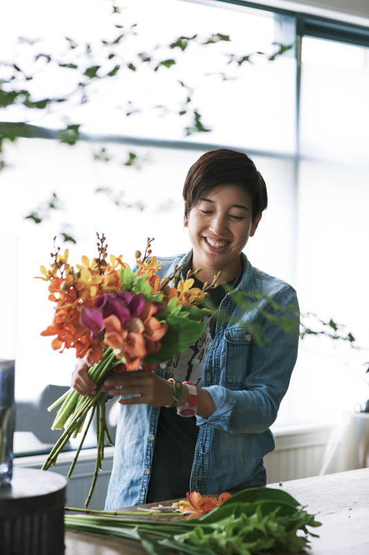 メッセージブーケ・Sサイズ【キュート】