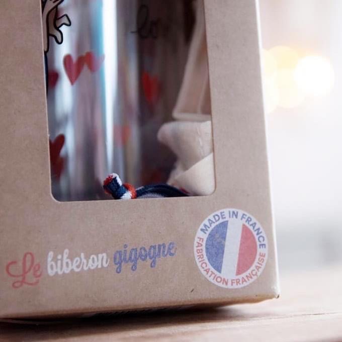 スタッキング哺乳瓶３本セット（オーガニックコットンポーチ付き）SET MY LOVE BY SOLEDAD