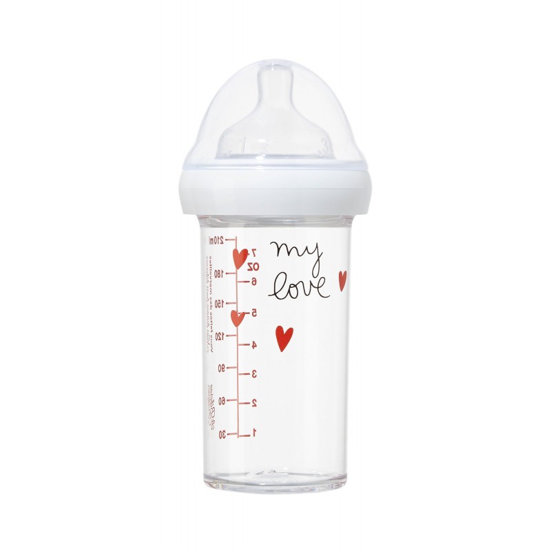 哺乳瓶 My love (210ml) 6 months+ | Le Biberon Francais（ビブロン