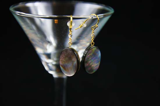 シェルオーバルピアス-17-PI-0005