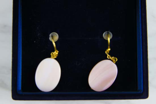 シェルオーバルピアス-17-PI-0005