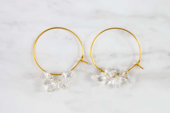 クリスタルフープピアス-17-PI-0007