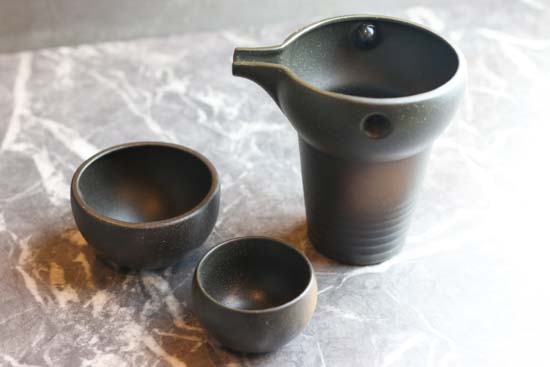 冷酒器ゆらり2合セット-杯2個付き