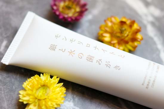 モンモリロナイトと銀と水の歯みがき