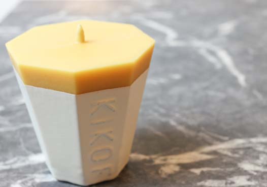 Rice bran Candle01