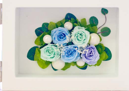 フォトフレーム横 プリザーブドフラワー