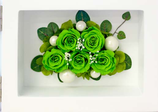 フォトフレーム横 プリザーブドフラワー