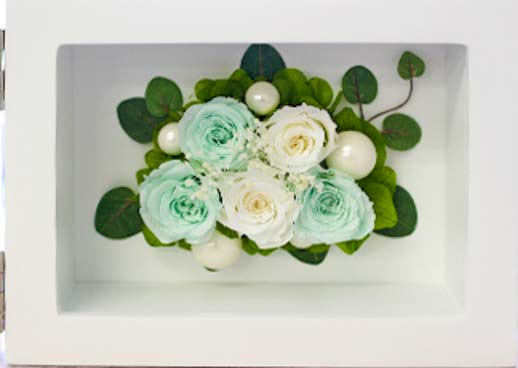 フォトフレーム横 プリザーブドフラワー