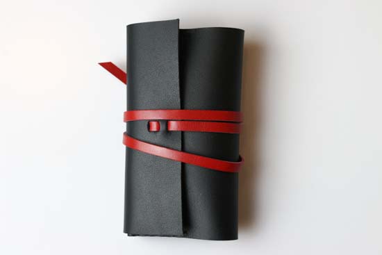 手縫いレザー名刺ケース-urushi