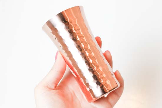 純銅鎚目一口2本セット　高級桐箱入