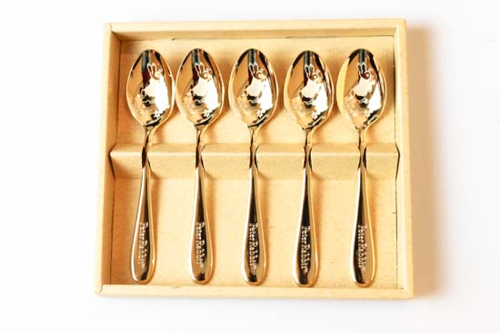 ピーターラビット ティースプーン5本セット