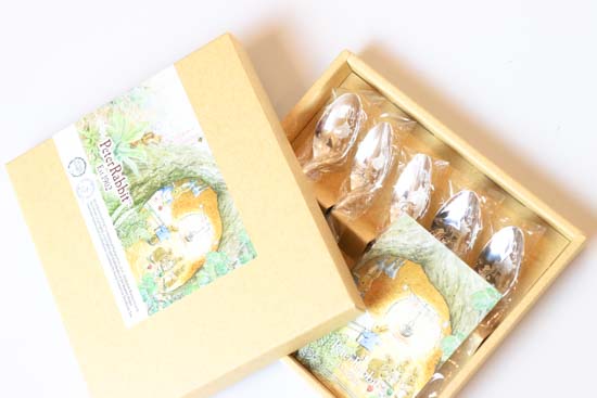 ピーターラビット ティースプーン5本セット