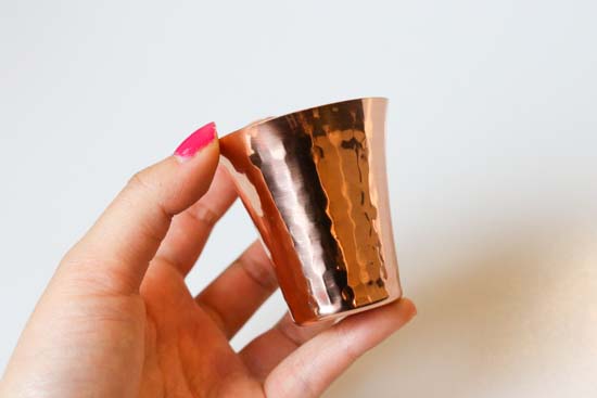 純銅冷酒カップ＆今治タオル2PCセット-CNE981