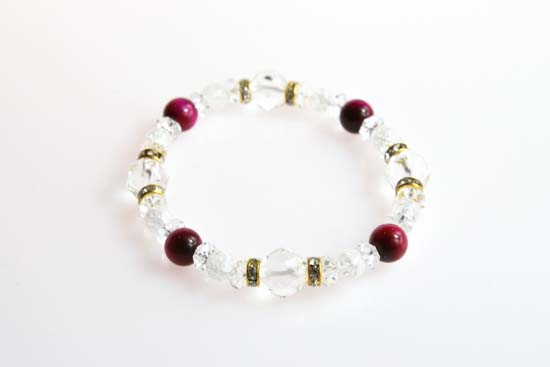 クリスタルブレスレット-デザイン１