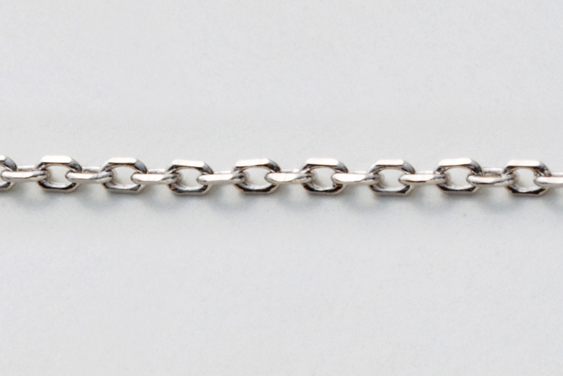 あずき(1.0mm)_シルバー_45cm の画像