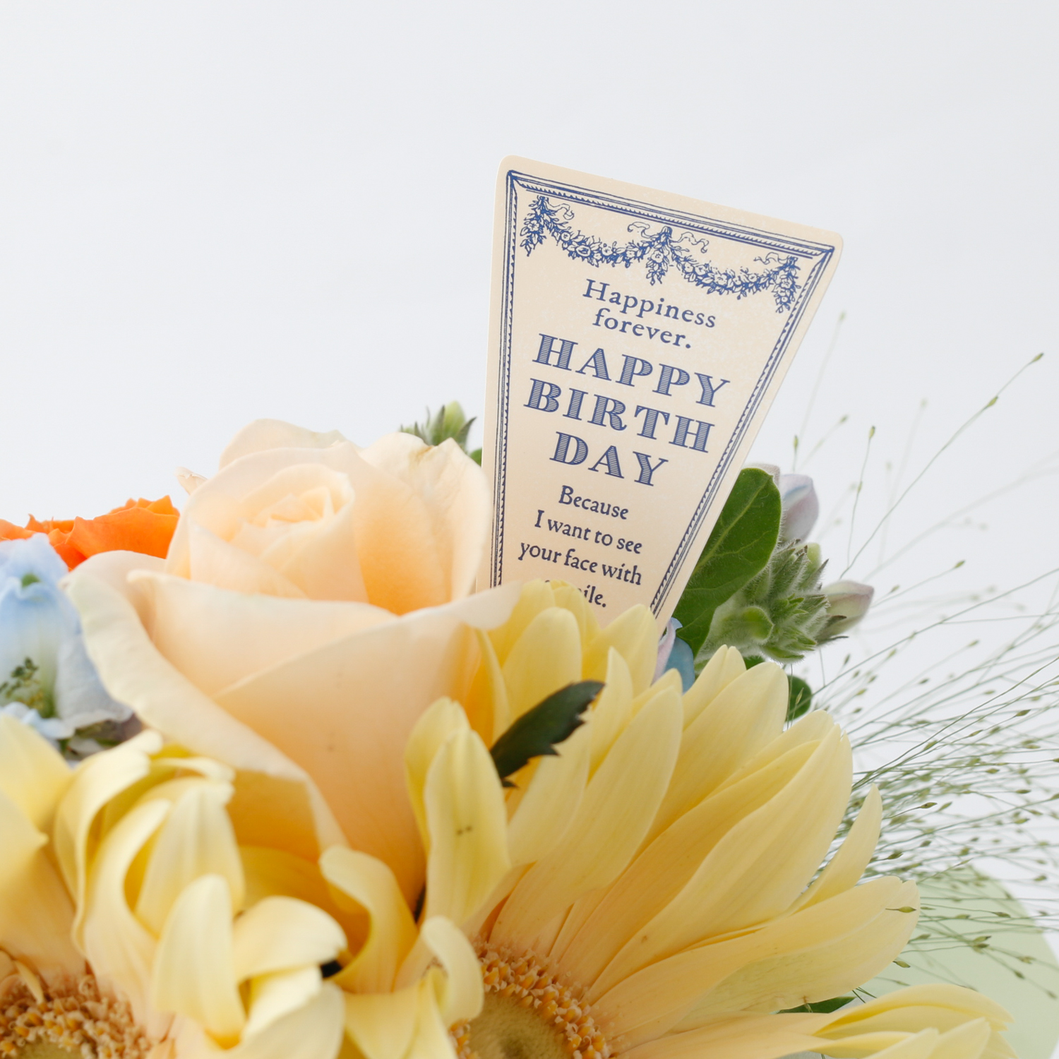 季節限定】そのまま飾れるブーケ「そよ風のひまわり」 | TANP Flower