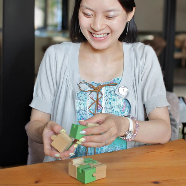 モンキーパズル8ピース（日本製）手指と頭を使う木のおもちゃ