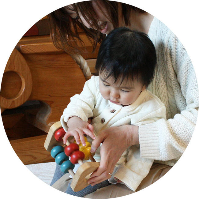 かずあそび赤ちゃんの計算機（日本製）安心安全な木のおもちゃ