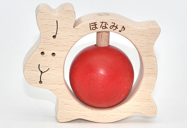 かみかみうさぎ（日本製）おしゃぶり歯がため 赤ちゃんに優しい木の