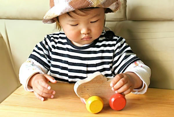 まるまるうさぎ(押し車)日本製 スベスベの手触りが心地良い木のおもちゃ