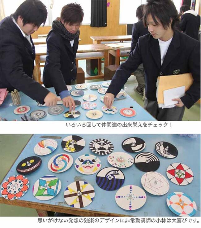 CD独楽 製作キット　不要なCDで美しいコマが作れるアルミ製の軸 