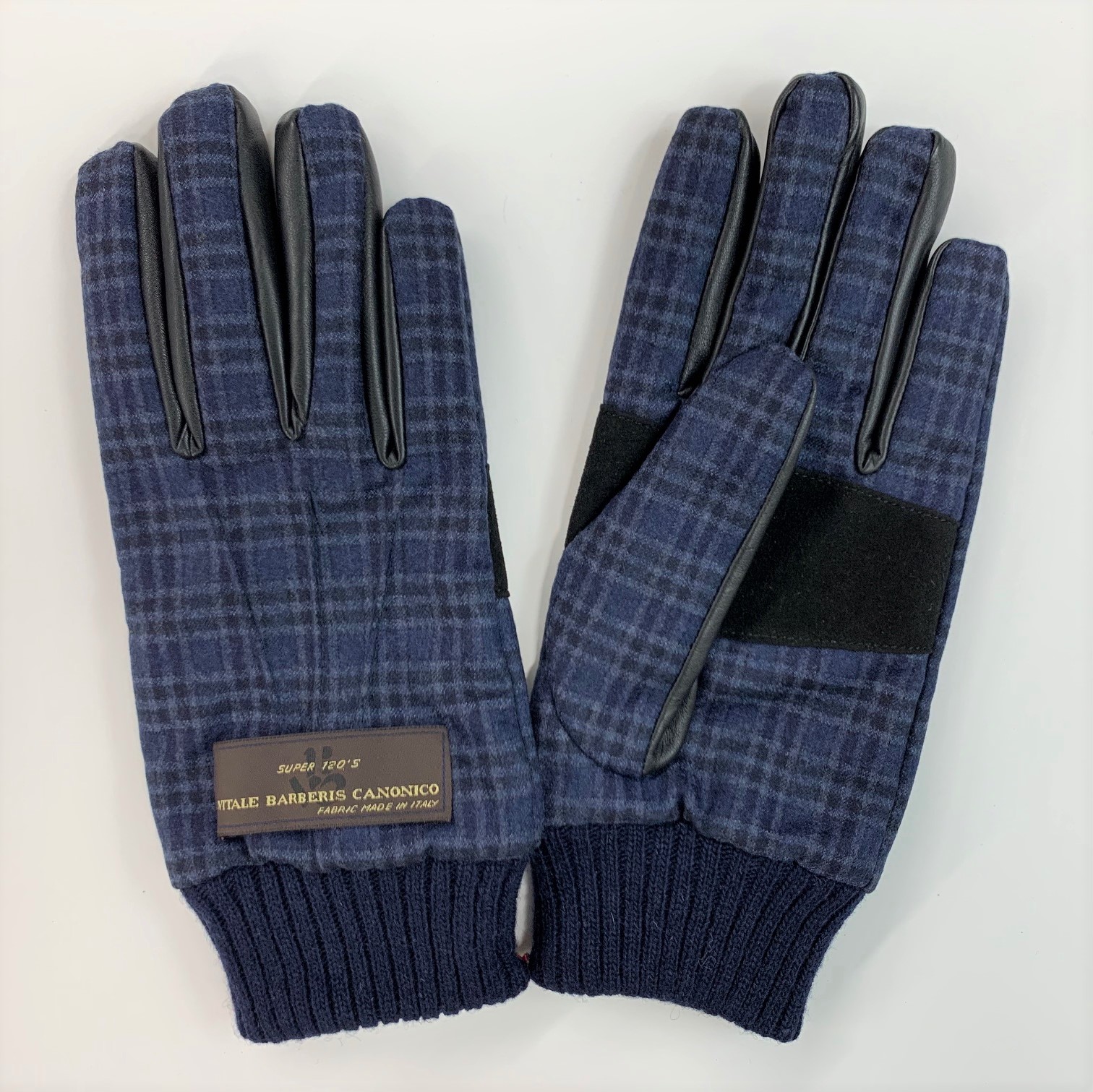 CANONICO生地使用　メンズグローブ(人差し指側面タッチパネル対応)