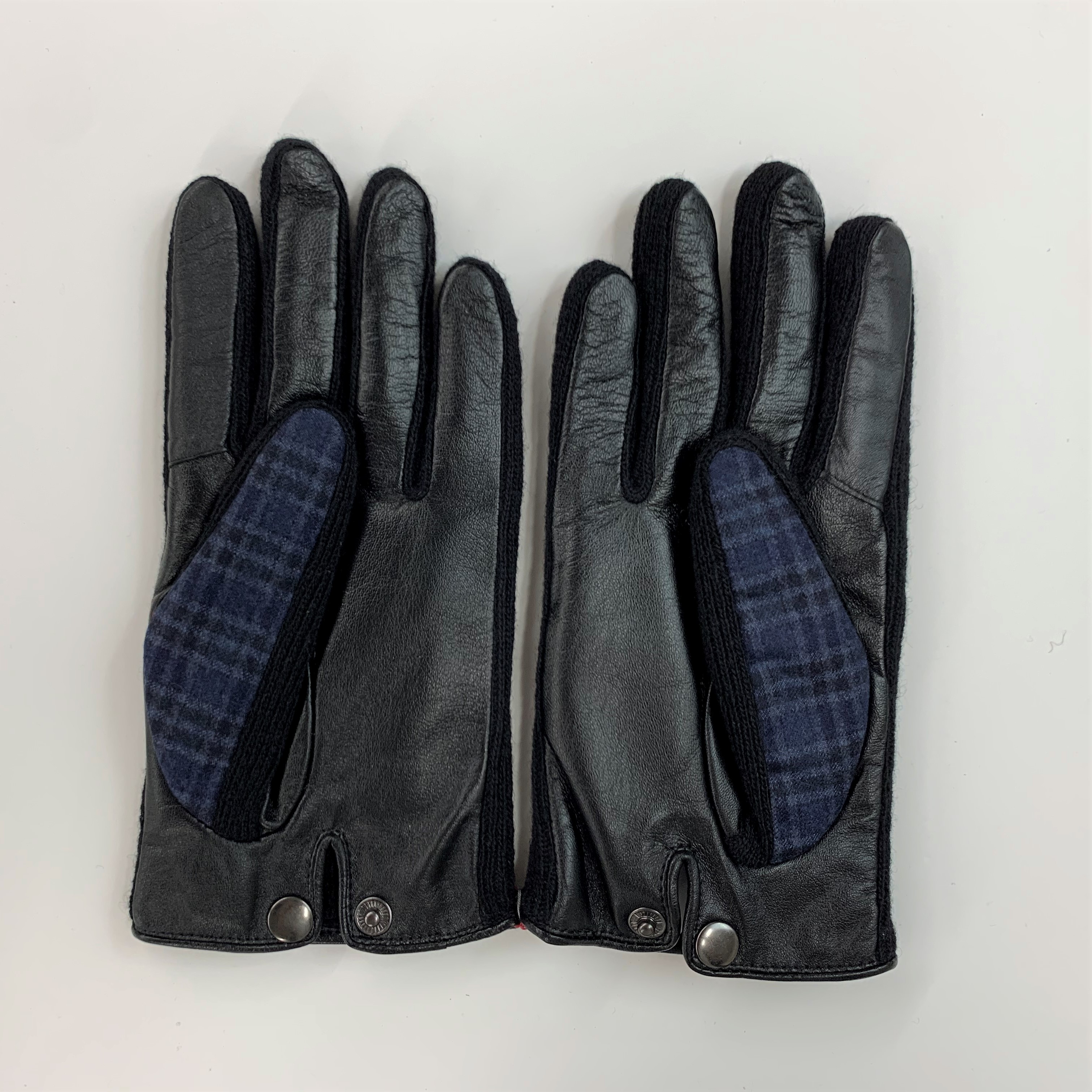 CANONICO生地使用　日本製メンズグローブ(人差し指側面タッチパネル対応)