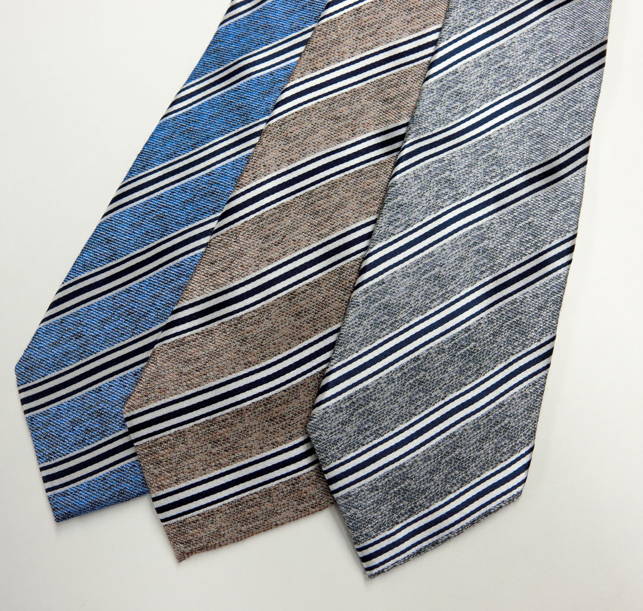 シルクコットン　メランジ調ネクタイ