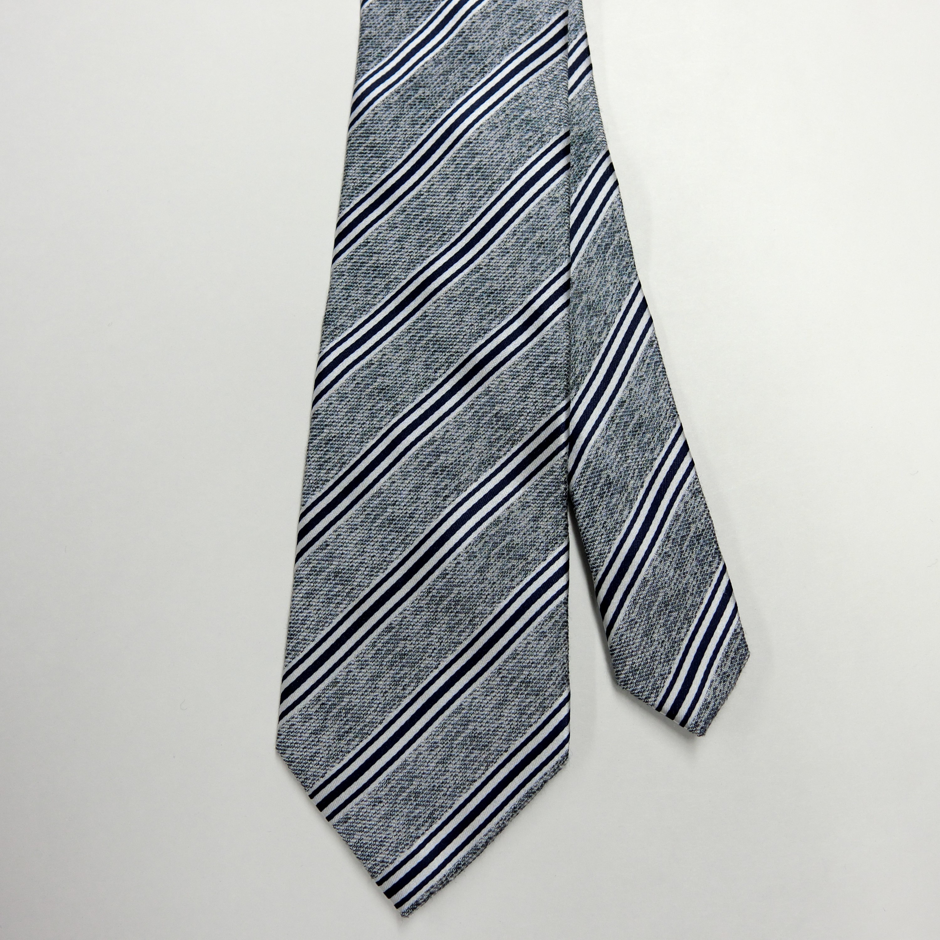 シルクコットン　メランジ調ネクタイ