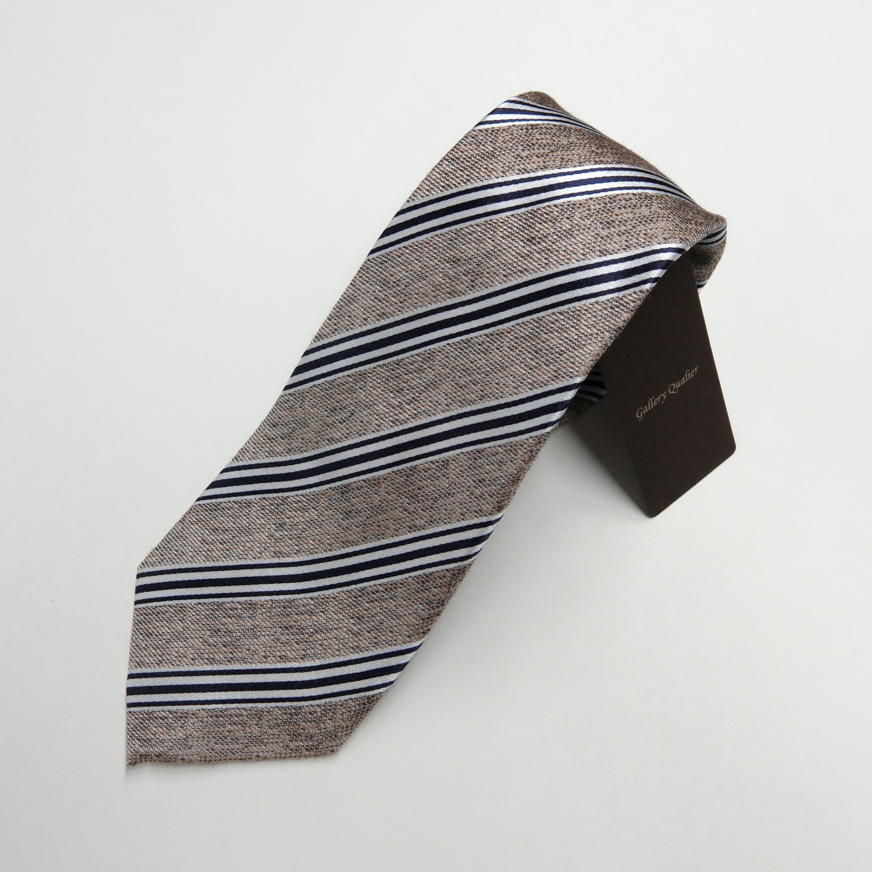 シルクコットン　メランジ調ネクタイ