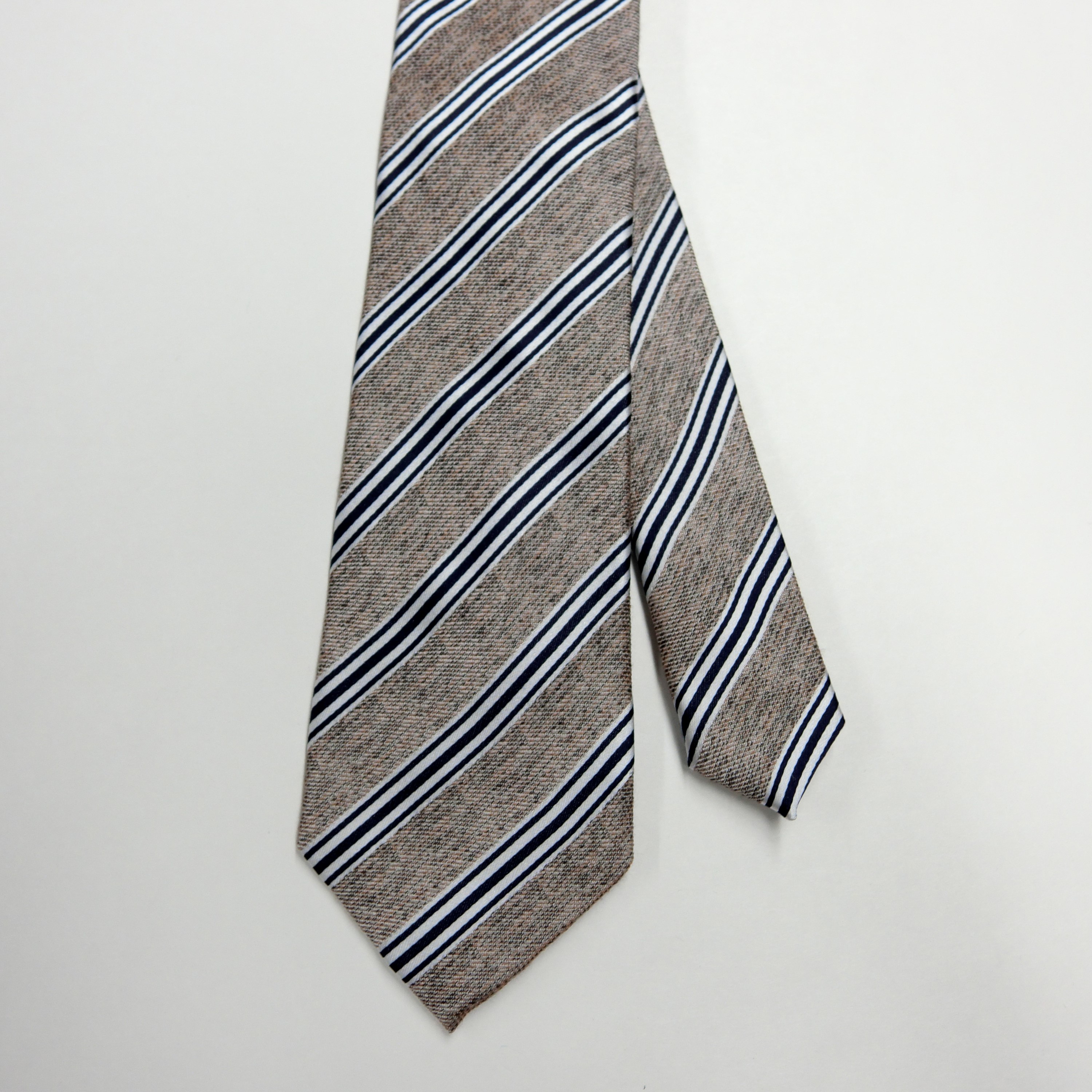 シルクコットン　メランジ調ネクタイ