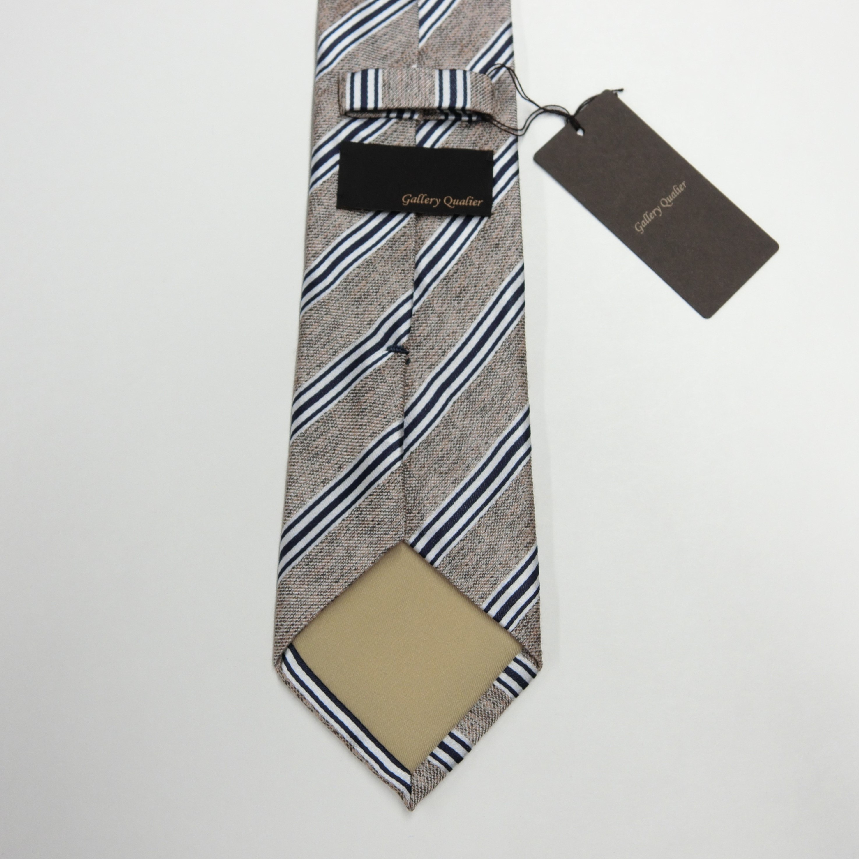 シルクコットン　メランジ調ネクタイ