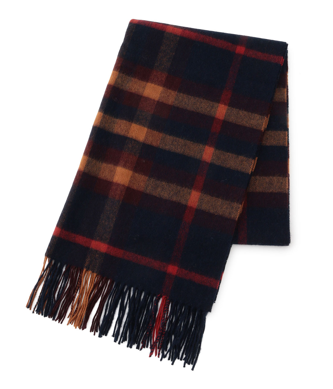 ウールチェックストール