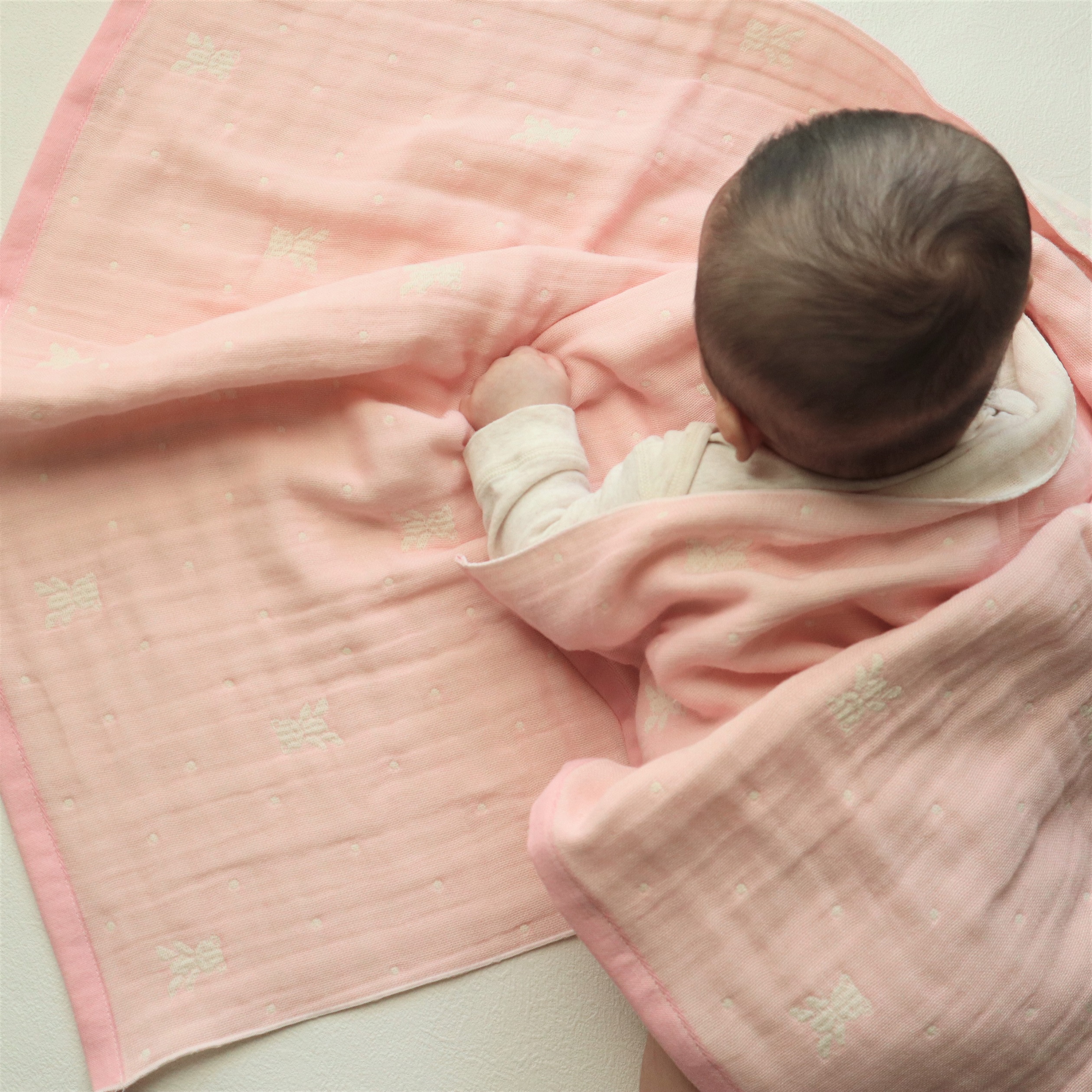 【送料無料・名入れ可能】babybear多重ガーゼベビータオル5点 giftbox