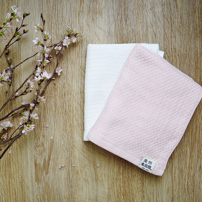 【送料無料・名入れ可能】ソフトハニカムバスタオル（2枚）giftbox