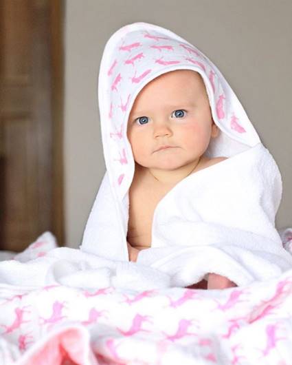 フードタオル+ウォッシュクロスセット